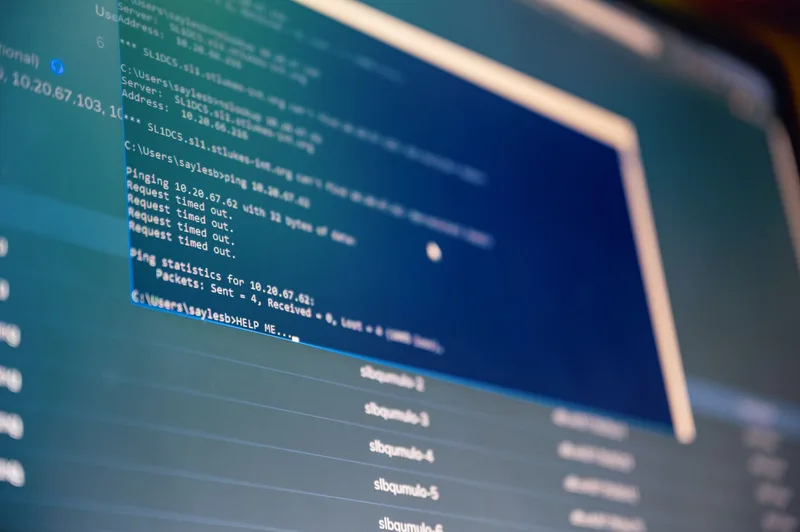 Computer monitor displaying opened digital files on screen